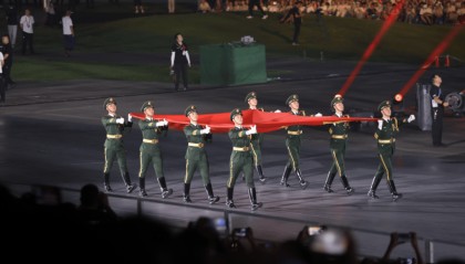 五星红旗入场！中国体育代表团来了