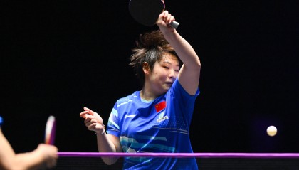 （体育）乒乓球——WTT澳门冠军赛：蒯曼晋级女单16强