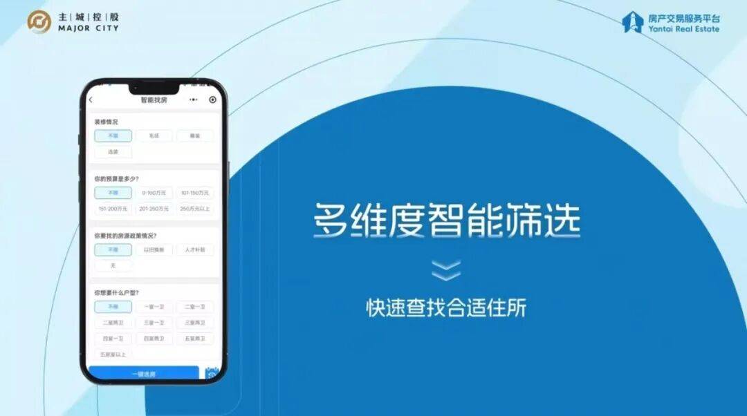 烟台主城房产交易服务平台上线试运行