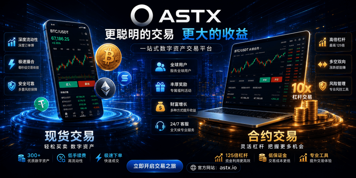 ASTX交易所深度解析：新一代数字资产交易平台正在受到越来越多用户关注